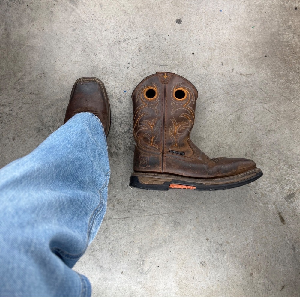 Dan Post Storms Eye DP69411 Mens Brown Leather Waterproof Composite Toe Boots